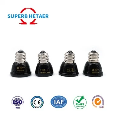 Lizards grijaća lampa, keramička emiter žarulja Mini lampa